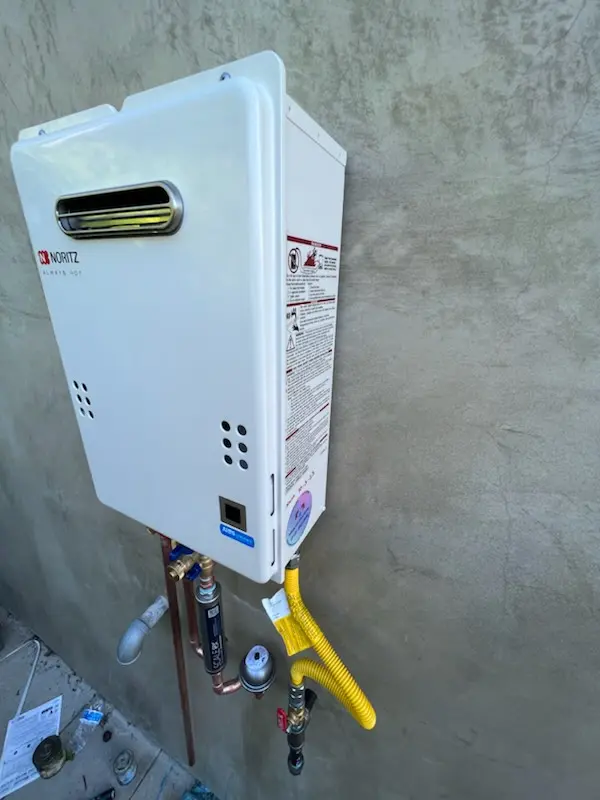 Tankless water heater installation for Weaversville homes